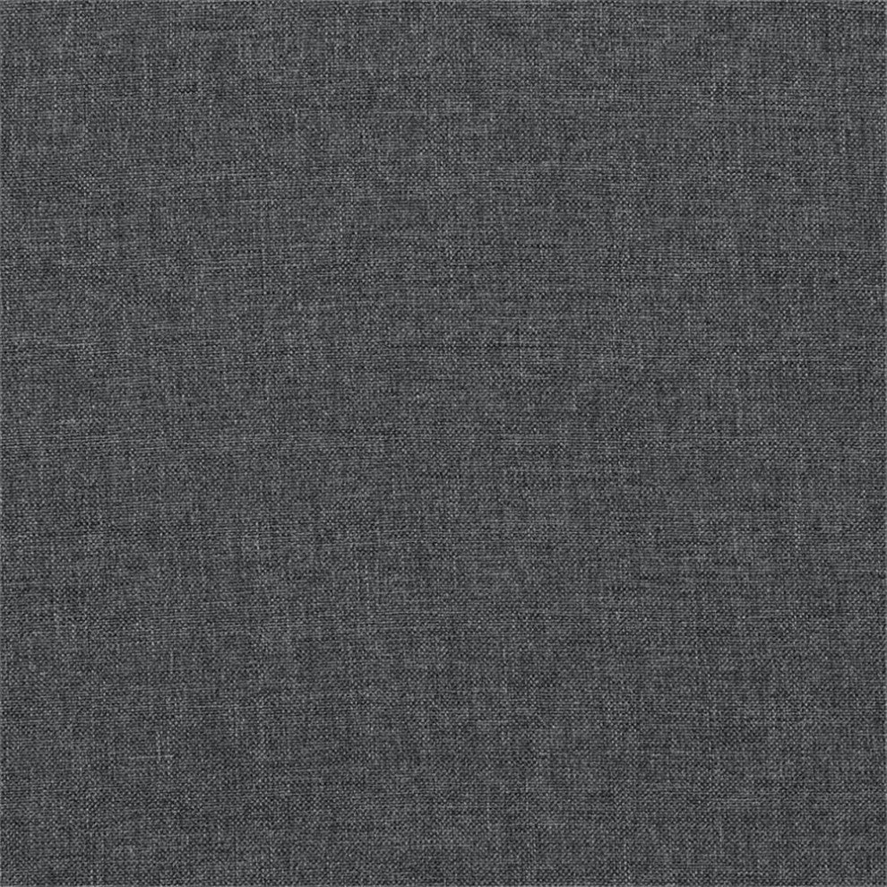 Devion Furniture Polyester Fabric Sectional Sofa with Ottoman-Gray
