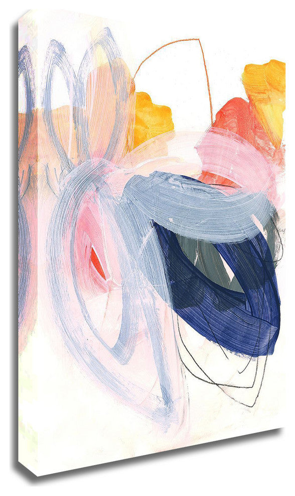 Abstract Painting XVII by Iris Lehnhardt, Print on Canvas, 16" x 24"