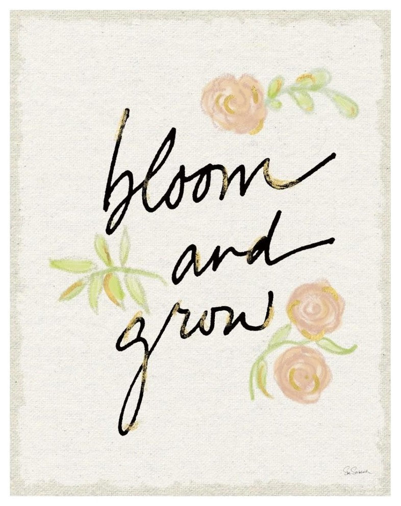 "Bloom and Grow" Digital Paper Print by Sue Schlabach, 30"x37"
