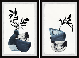 Bamboo Arrangement Diptych, 2-Piece Set, 24x36 Panels