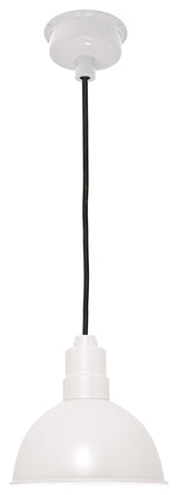 Blackspot LED Pendant Light, White, 12"
