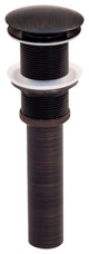 Solid Brass Vessel Sink Pop-Up Drain without Overflow, Oil Rubbed Bronze