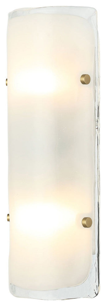 Fairchild 2-Lt  Sconce - Black/Polished Nickel/Satin Brass