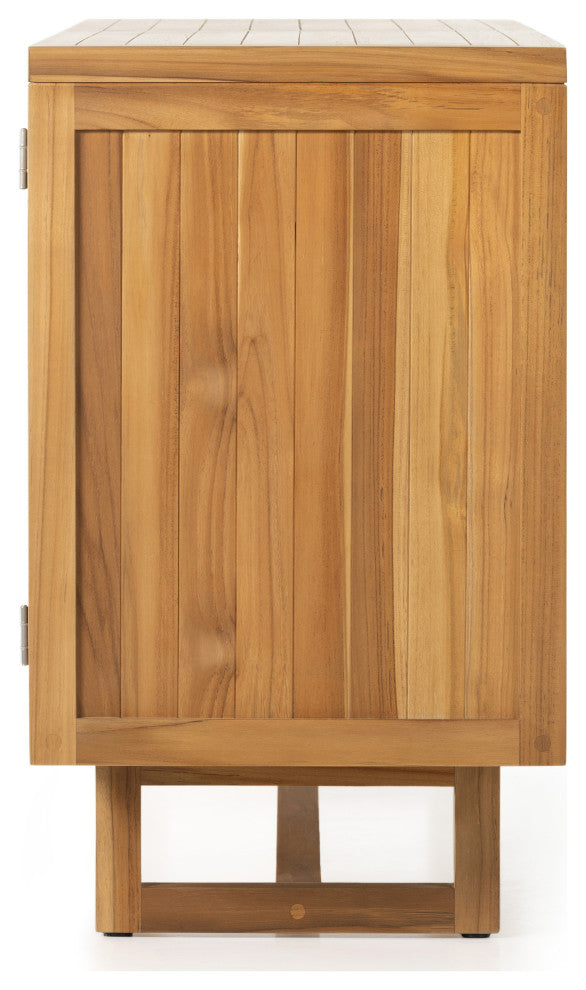 Merit Outdoor Sideboard-Natural Teak-Fsc