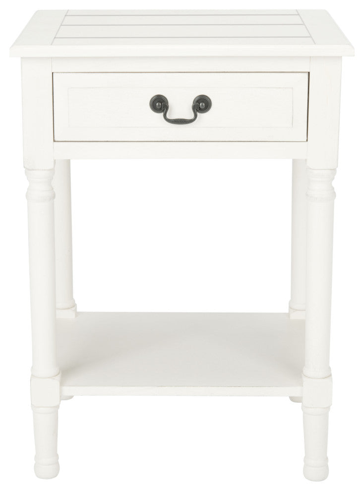 Safavieh Whitney 1 Drawer Accent Table, White