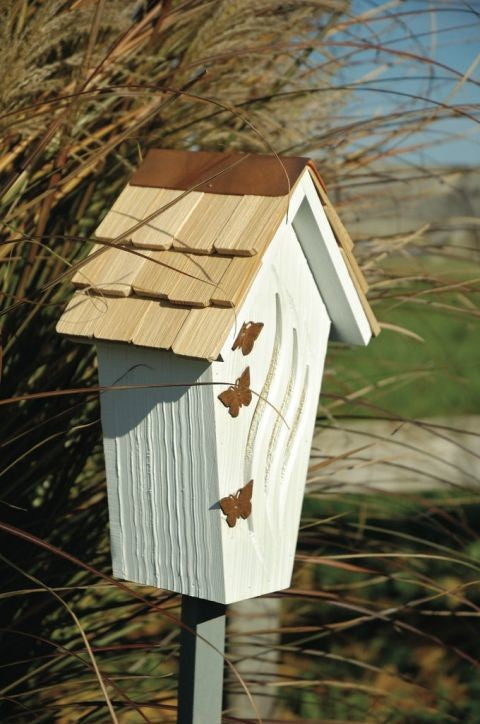 Butterfly Bijou Butterfly House, White