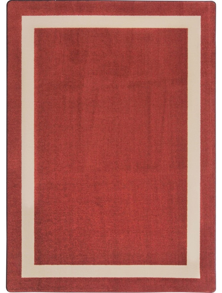 Portrait 7'8" X 10'9" Area Rug, Color Wine