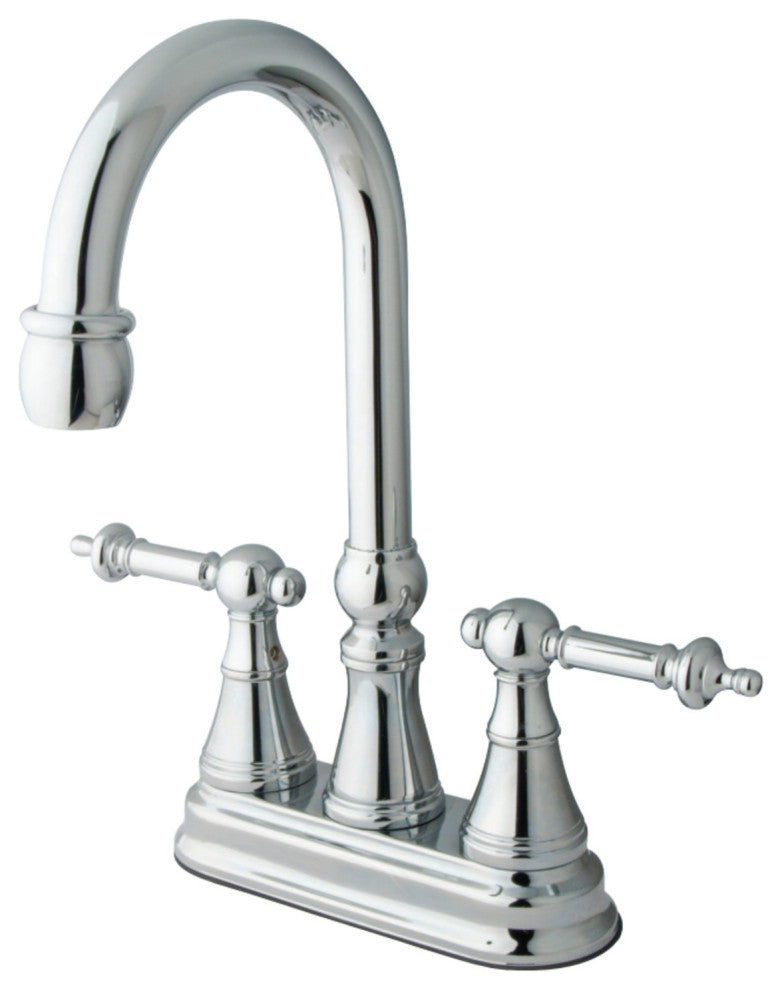 Kingston Brass Templeton Bar Faucet, Polished Chrome