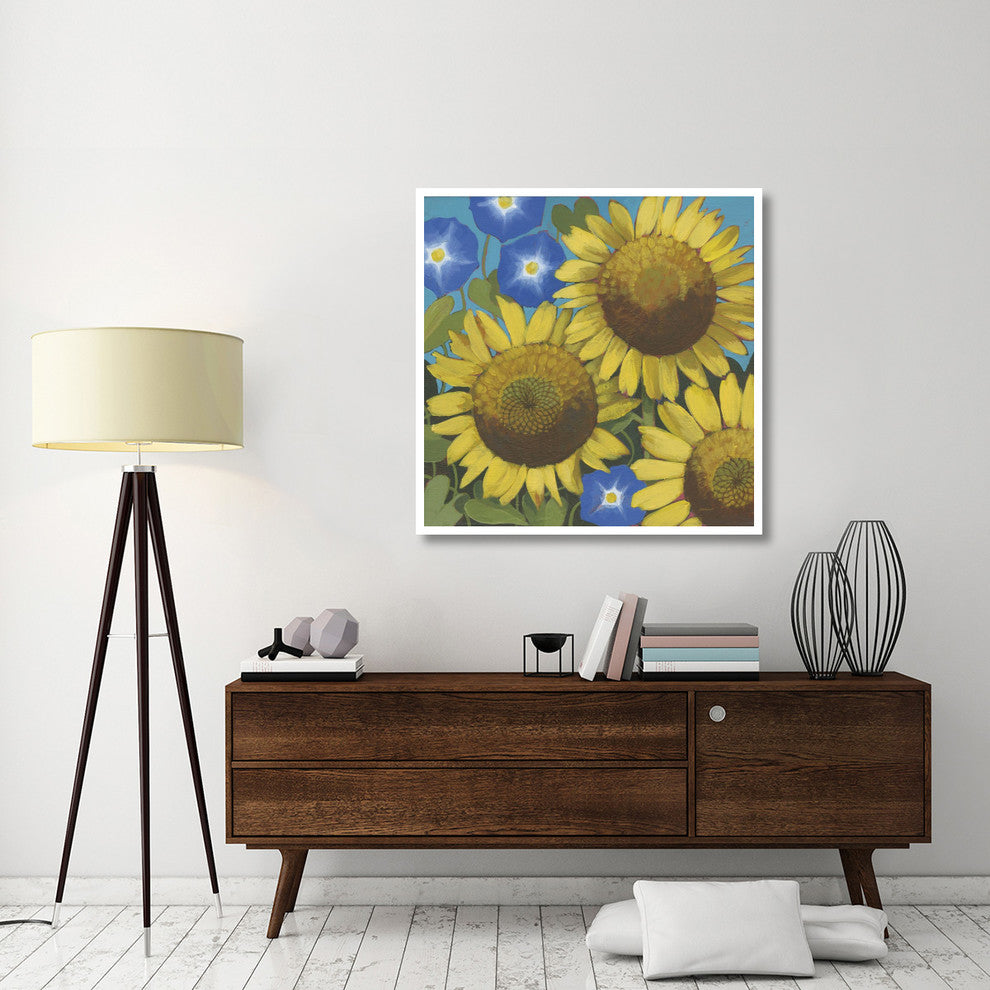 "Sunflower Time" Digital Paper Print by Kathrine Lovell, 42"x42"