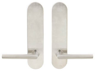 Stockholm Lever, Tubular Passage, Satin Stainless Steel, 2-3/8" Backset