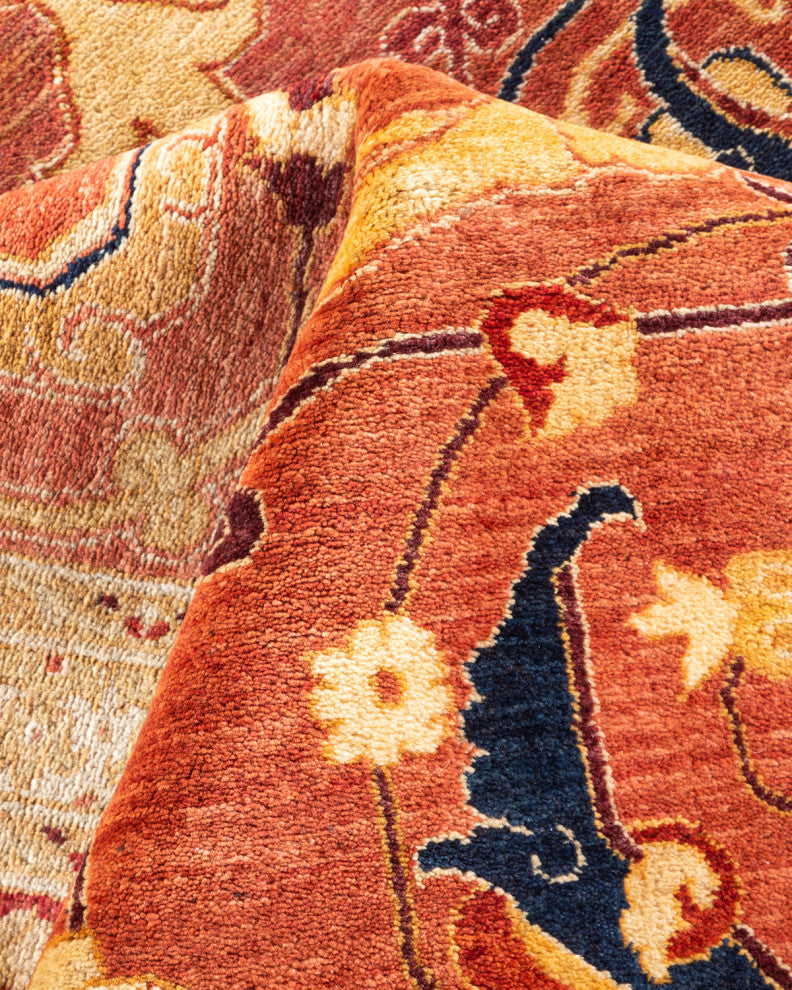 MOGUL, Hand Knotted Area Rug 11' 10" X 9' 2"