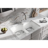 Elkay Quartz Classic 33" x 22" Sink Kit, White