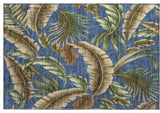 Addison Premium Washable Mayfield AMF196 Blue 1'8" x 2'6" Rug
