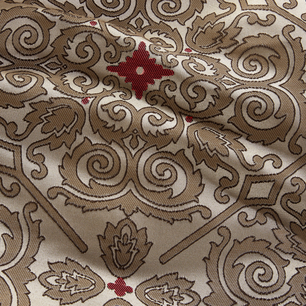 Madison Park Jacquard-Pieced 7-Piece Comforter Set With Embroidery, Queen