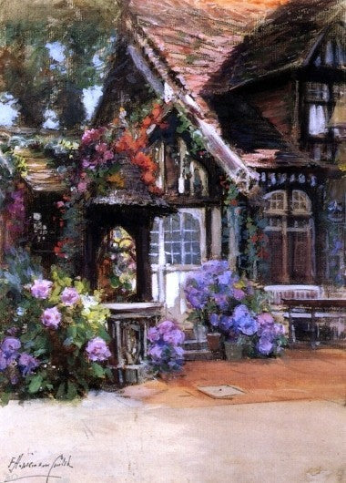 Francis Hopkinson Smith Old Normandy Well Wrapped Canvas