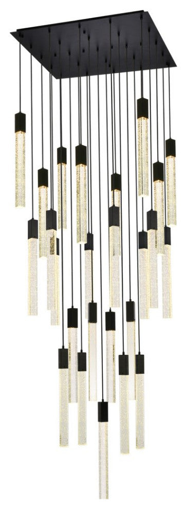 Wade 25-Light Pendant, Black
