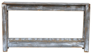 46" Weathered Gray Console