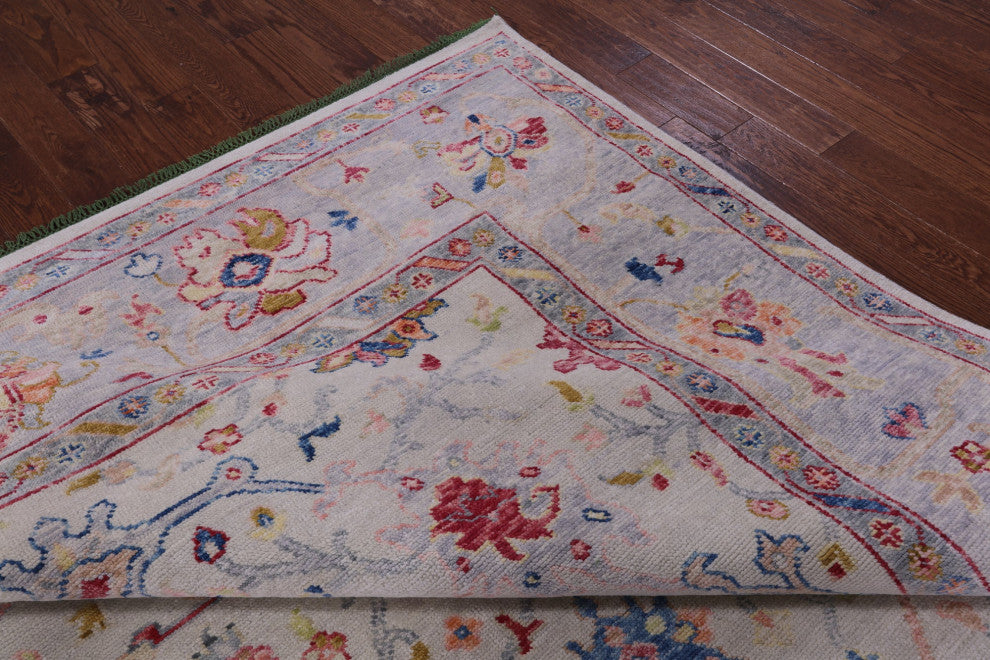 9' 3" X 12' 3" Turkish Oushak Handmade Wool Rug - Q16075