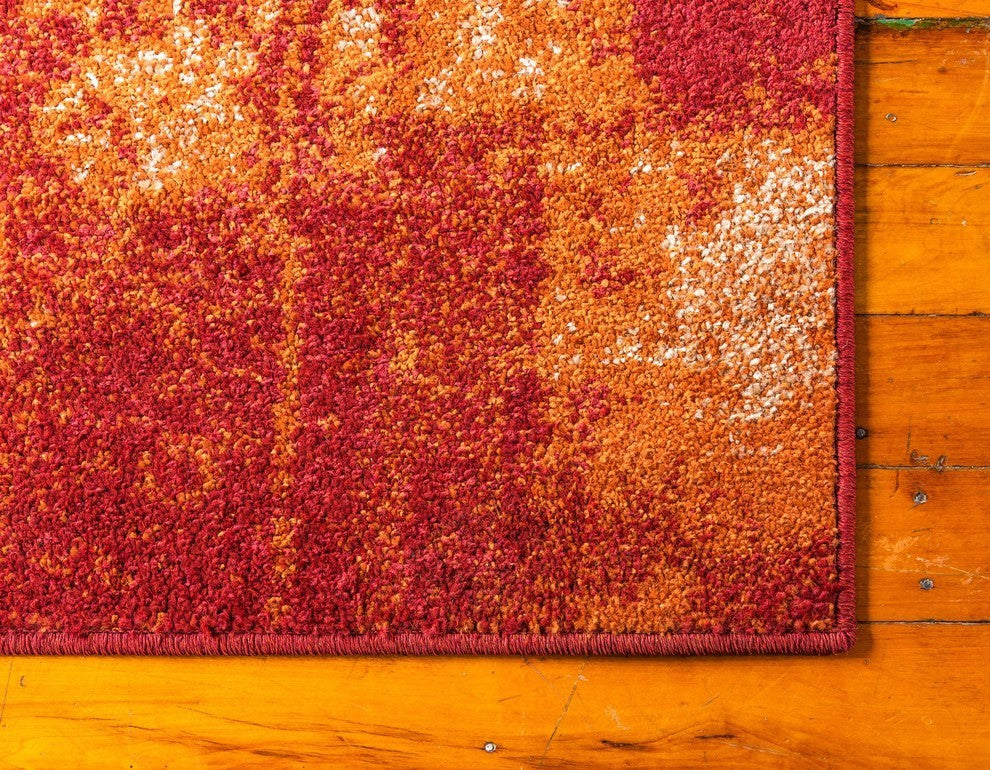Unique Loom Terracotta Autumn Plymouth 2' 0 x 3' 0 Area Rug