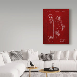 "Skateboard" by Cole Borders, Canvas Art, 24"x18"