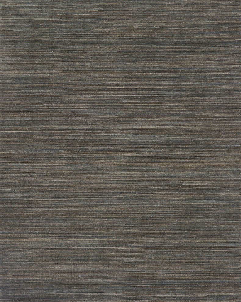 Loloi Hand Loomed Vaughn Square Area Rug, Slate, 18" X 18" Sample