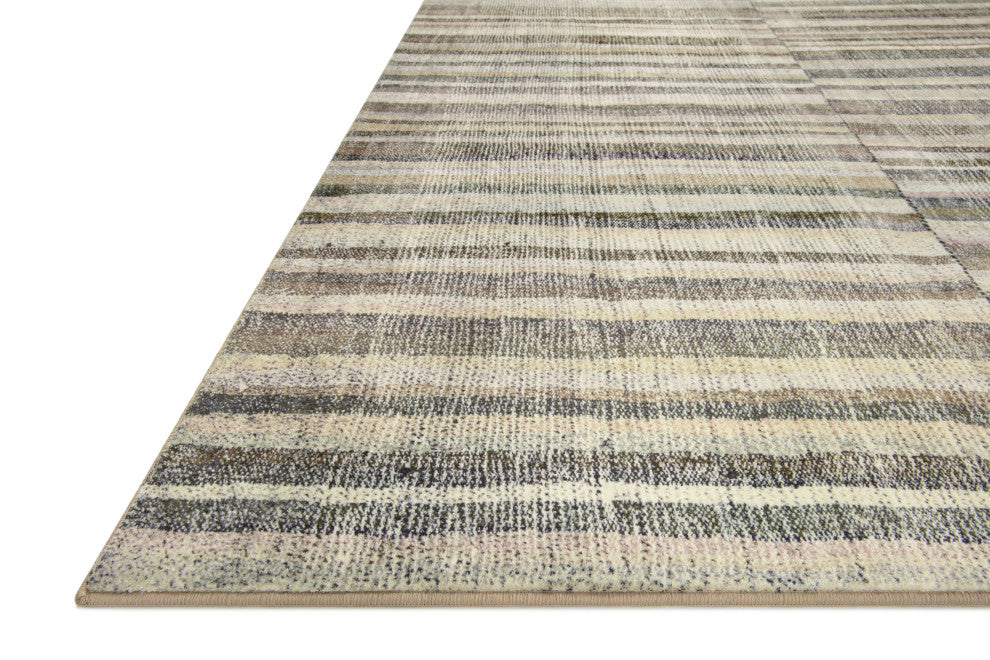 Chris Loves Julia x Loloi Humphrey Natural / Moss 3'-6" x 5'-6" Accent Rug