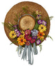 Mixed Flower Hat Wreath