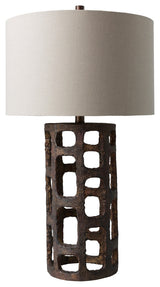 Egerton Table Lamp, 16"x28.5"x16"