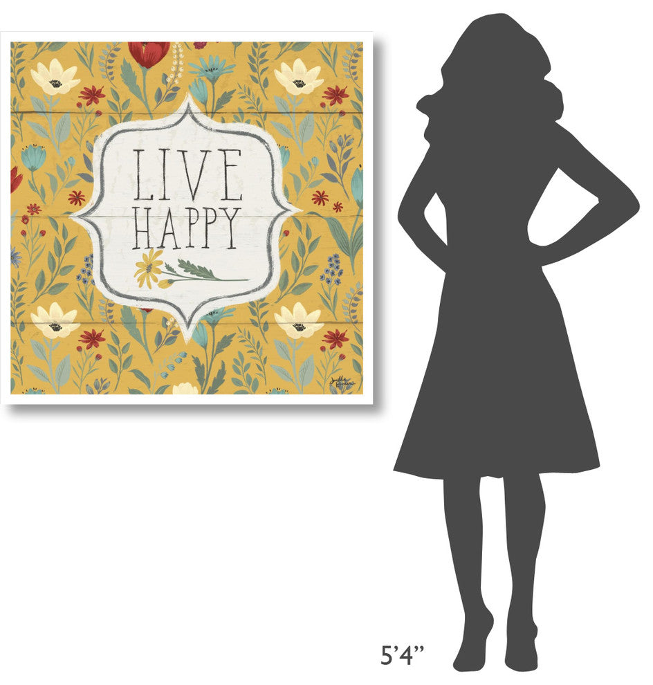 "Blooming Thoughts V" Digital Paper Print by Janelle Penner, 38"x38"
