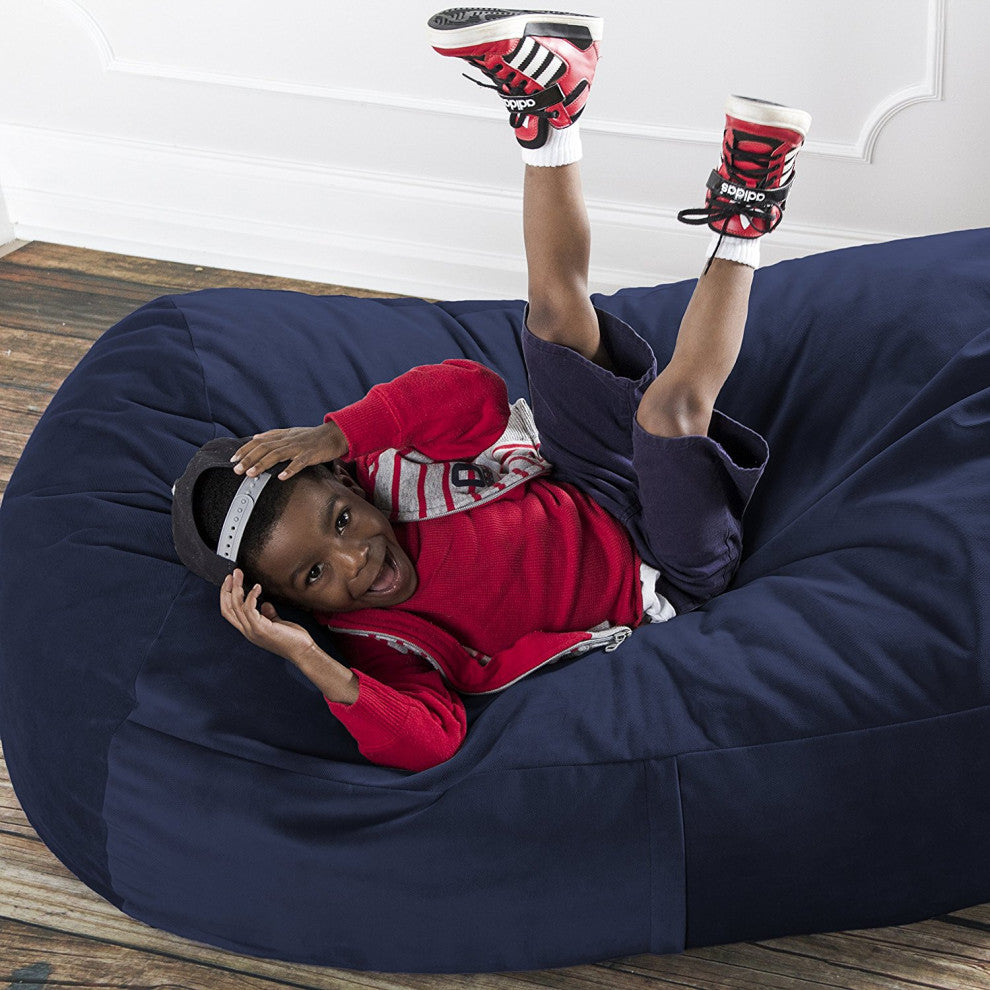 Sofa Saxx 4' Lounger Bean Bag, Navy