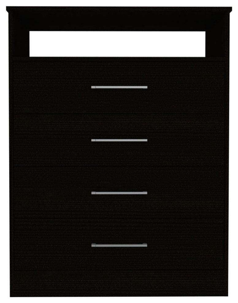 Athens, Dresser, With 4 Drawers, Black Wengue