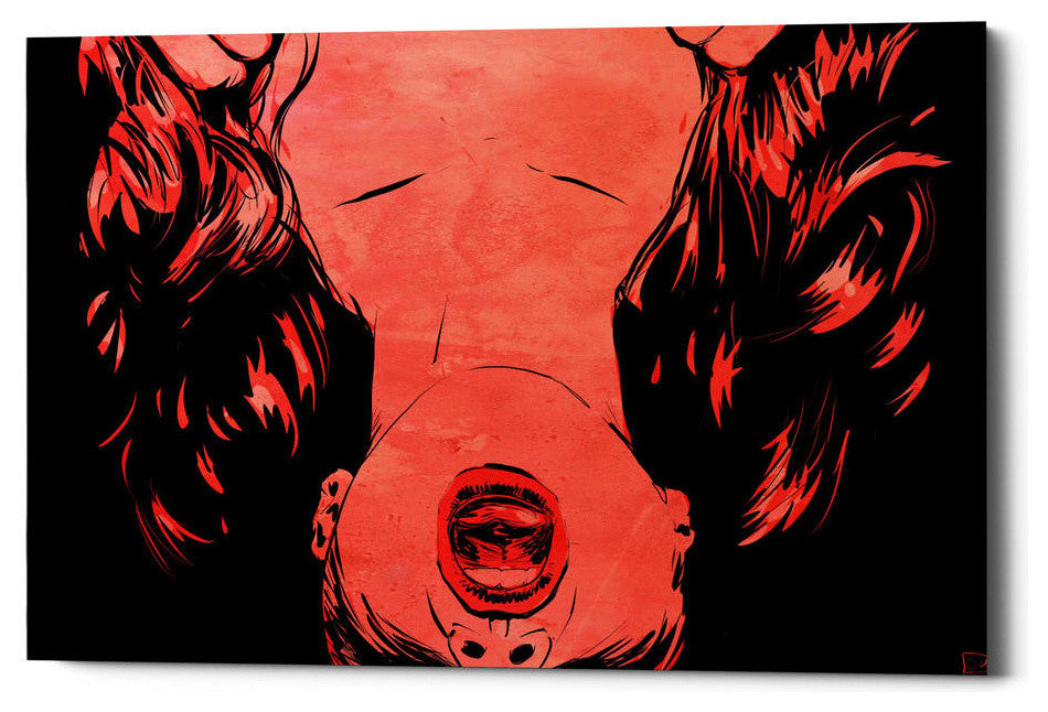 Epic Graffiti "O" by Giuseppe Cristiano, Giclee Canvas Wall Art, 26"x34"