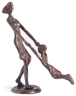 Danya B Mother Swinging Child Sculpture