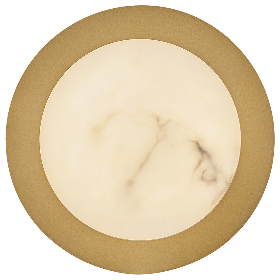 Fredrick Ramond Cava Small Sconce, Lacquered Brass