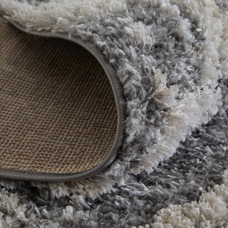 Caide Transitional Abstract, Gray/Ivory, 5'x8' Area Rug