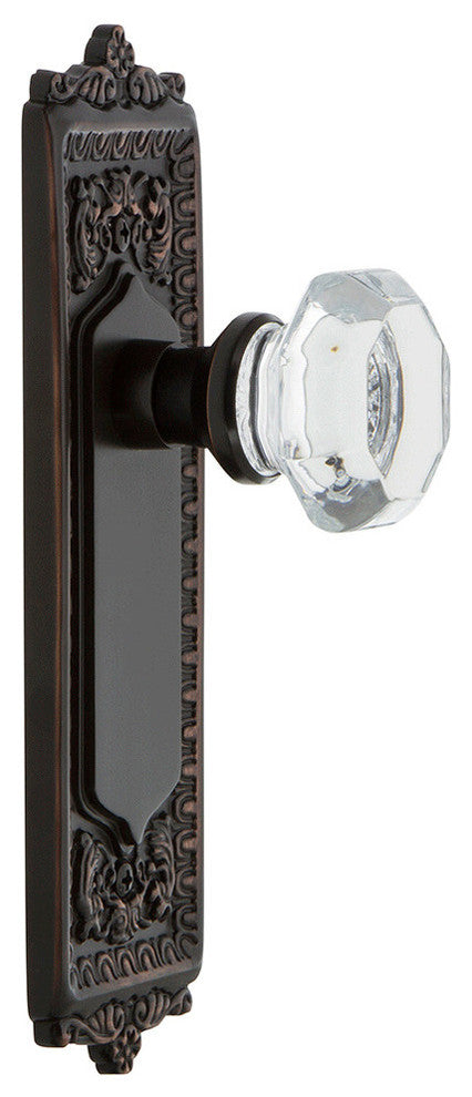 Egg and Dart Plate Single Dummy Waldorf Door Knob