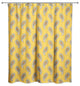 Paisley Pattern in Yellow Shower Curtain