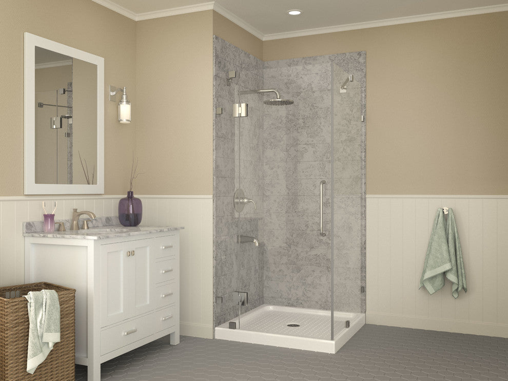 Valley Series 38"x38" Shower Base, White