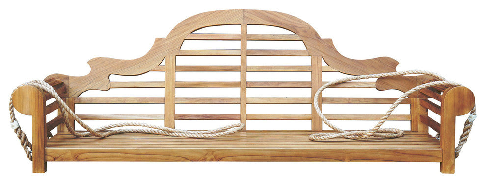 Teak Wood Lutyens Triple Porch Swing