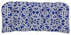 42"X19" U-Shaped Patterned Tufted Settee/Bench Cushion, Graystone Marine