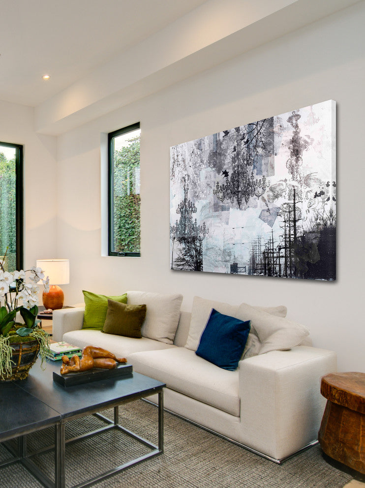 "Toile Del Uz" Painting Print on Canvas by Tracy Silva Barbosa