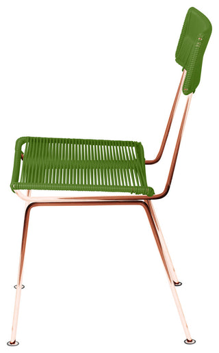 Hapi Indoor/Outdoor Handmade Dining Chair, Cactus on Copper