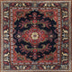 Ahgly Company Indoor Square Traditional Area Rugs, 3' Square