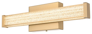 Home Living 16" Led Wall Sconce, Satin Gold