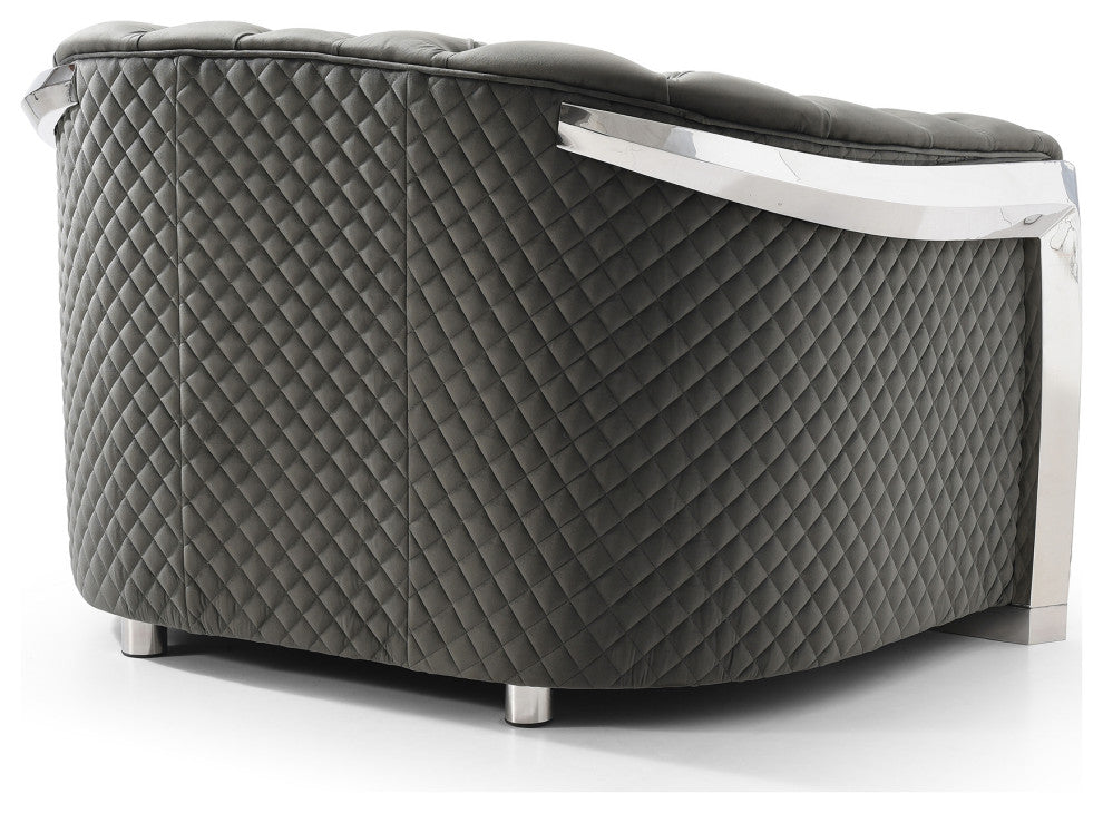 Sapphire Accent Chair, Gray