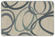 Flagship Carpets FM200-22A 4'x6' Duo Natural/Blue Rug