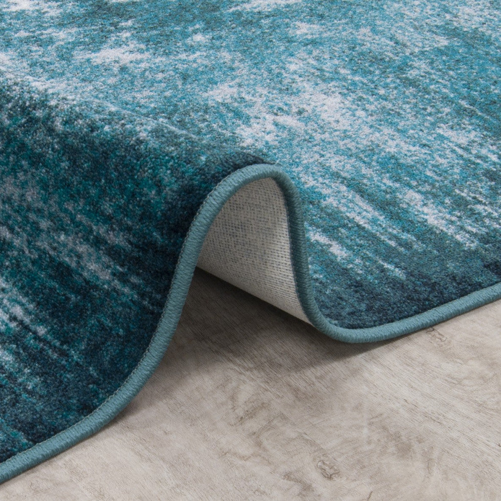On The Edge 10'9" X 13'2" Area Rug, Color Riviera