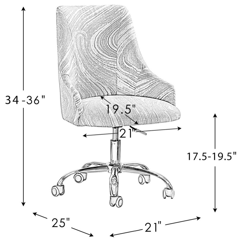 Task Chair, Cowhide