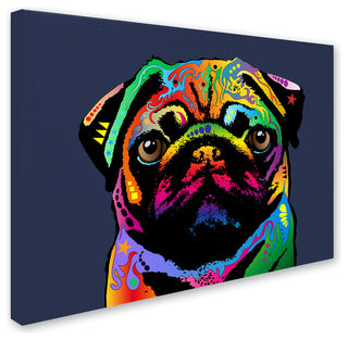 Michael Tompsett 'Pug Dog' Canvas Art, 35x47