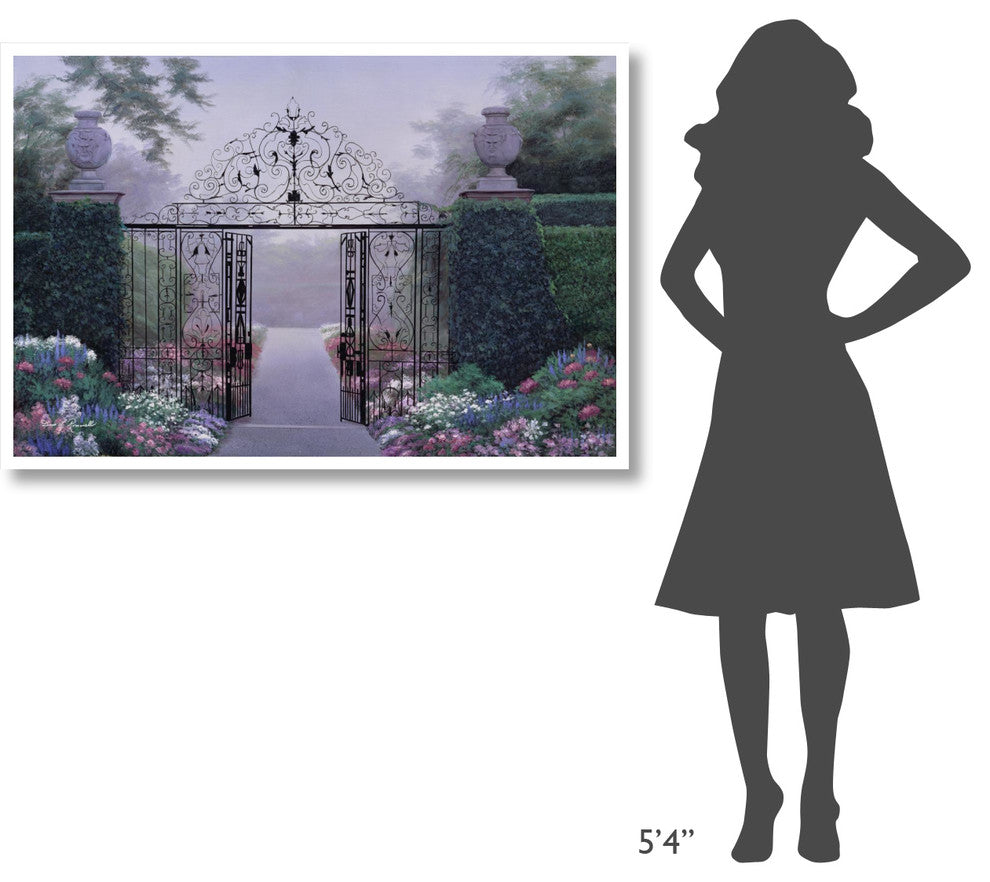 "Elegant Garden" Digital Paper Print by Diane Romanello, 50"x34"